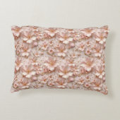 ビューティフルソフトピンクパステルフローラ アクセントクッション (裏面)