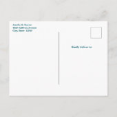 ビューティフルソレルホースポートレート結婚ズ 案内ポストカード (裏面)