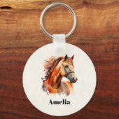 ビューティフルソレルホースポートレート キーホルダー (正面)