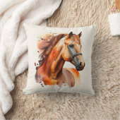 ビューティフルソレルホースポートレート クッション (ブランケット)