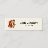 ビューティフルソレルホースポートレート スキニー名刺 (正面)