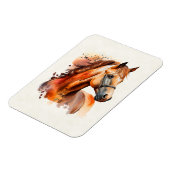 ビューティフルソレルホースポートレート マグネット (左側)