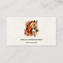 ビューティフルソレルホースポートレート 名刺