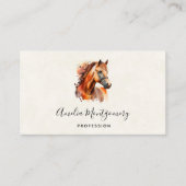 ビューティフルソレルホースポートレート 名刺 (正面)