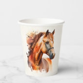 ビューティフルソレルホースポートレート 紙コップ (正面)