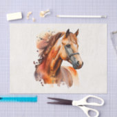 ビューティフルソレルホースポートレート 薄葉紙 (クラフト)