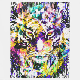 ビューティフルタイガーフリースブランケット | オレンジタイガー フリースブランケット