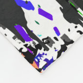 ビューティフルタイガーフリースブランケット | オレンジタイガー フリースブランケット (角)