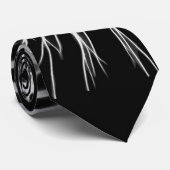 ビューティフルタイガー白黒アフリカ ネクタイ (ロール)