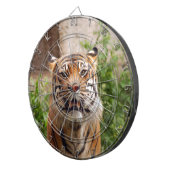 ビューティフルタイガー顔プリント ダーツボード (正面右)