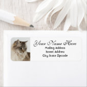ビューティフルタブビーキャット差出人住所 ラベル (インサイチュ)