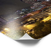 ビューティフルダウンタウンナッシュビルテネシーat Night フォトプリント (角)