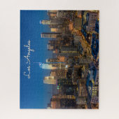 ビューティフルダウンタウンロサンゼルスアットサンセット ジグソーパズル (縦)