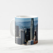 ビューティフルダウンタウンロサンゼルスカリフォルニアスカイライン コーヒーマグカップ (正面左)