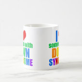 ビューティフルダウン症候群ラブレインボー コーヒーマグカップ (中央)