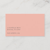 ビューティフルダリア 名刺 (裏面)