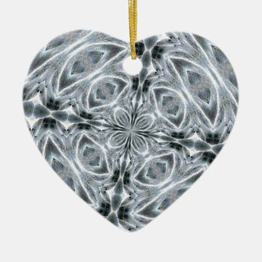 ビューティフルダークシエスタ鍵クラデスコープ セラミックオーナメント (正面)