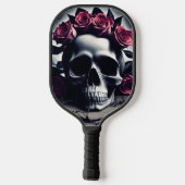 ビューティフルダーク&ゴシックバラスカル ピックルボールラケット (裏面)