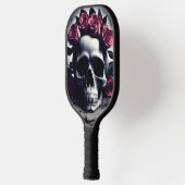 ビューティフルダーク&ゴシックバラスカル ピックルボールラケット (左)