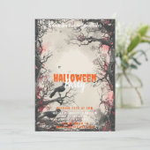 ビューティフルツリーズブラックバードハローウィンパーティ 招待状 (スタンド正面)