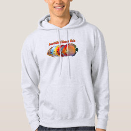 ビューティフルディカスフィッシュフード付きスウェットシャツ パーカ