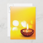 ビューティフルディワリディヤイラストレーション ポストカード (正面/裏面)