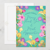 ビューティフルデイアクア サンキューカード (正面/裏面)