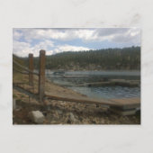 ビューティフルデイオンザレイク波止場 ポストカード (正面)