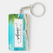 ビューティフルデイビーチバケーションレンタル キーホルダー (裏面)