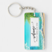 ビューティフルデイビーチバケーションレンタル キーホルダー (正面)