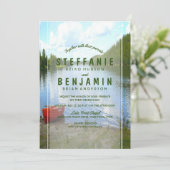 ビューティフルデイレイクサイド結婚のイベントパーティー 招待状 (スタンド正面)