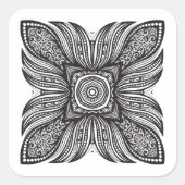 ビューティフルデコールスクエアドードル スクエアシール (正面)