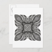 ビューティフルデコールスクエアドードル ポストカード (正面/裏面)