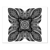 ビューティフルデコールスクエアドードル ラバースタンプ (インプリント)