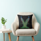 ビューティフルデコールピーコック装飾用クッション クッション (椅子)