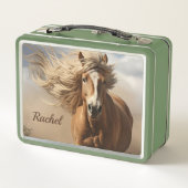 ビューティフルデザートパロミノホース メタルランチボックス (裏面)