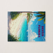 ビューティフルデスティンフロリダサンセットビーチ ジグソーパズル (横)