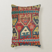 ビューティフルトバルアンティークキリムカーペットデザイン アクセントクッション (正面(垂直))