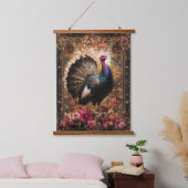 ビューティフルトルコフローラデザイン 吊り下げ型タペストリー (寝室)