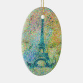 ビューティフルトレンディーガーリーヴィンテージエッフェルタワーフランス セラミックオーナメント (右)