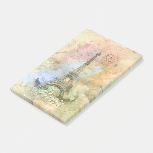 ビューティフルトレンディーガーリーヴィンテージエッフェルタワーフランス ポストイット (アングル)