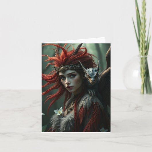 ビューティフルドラゴンフェアリーポートレートカード シーズンカード (正面)