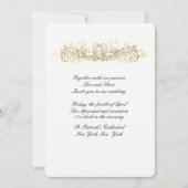 ビューティフルドヴ結婚式招待状 招待状 (正面)