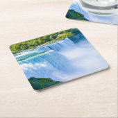 ビューティフルナイアガラ滝コースターセット スクエアペーパーコースター (アングル)