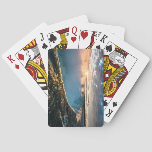 ビューティフルナイアガラ滝ズアットサンライズ トランプ (裏面)