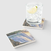 ビューティフルナイアガラ秋ズストーンコースター ストーンコースター (横)