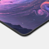 ビューティフルナイトスカイイラストレーション デスクマット (コーナー)