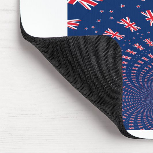 ビューティフルニュージーランドフラッグアートプリントデザイン マウスパッド (コーナー)
