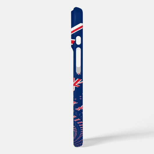 ビューティフルニュージーランドフラッグアートプリントデザイン Case-Mate iPhoneケース (裏面 / 左)