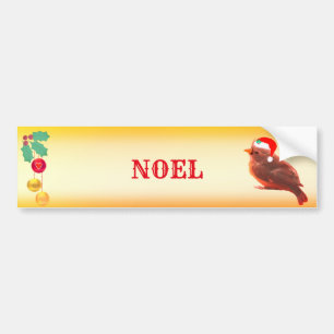 ビューティフルノエルバード バンパーステッカー